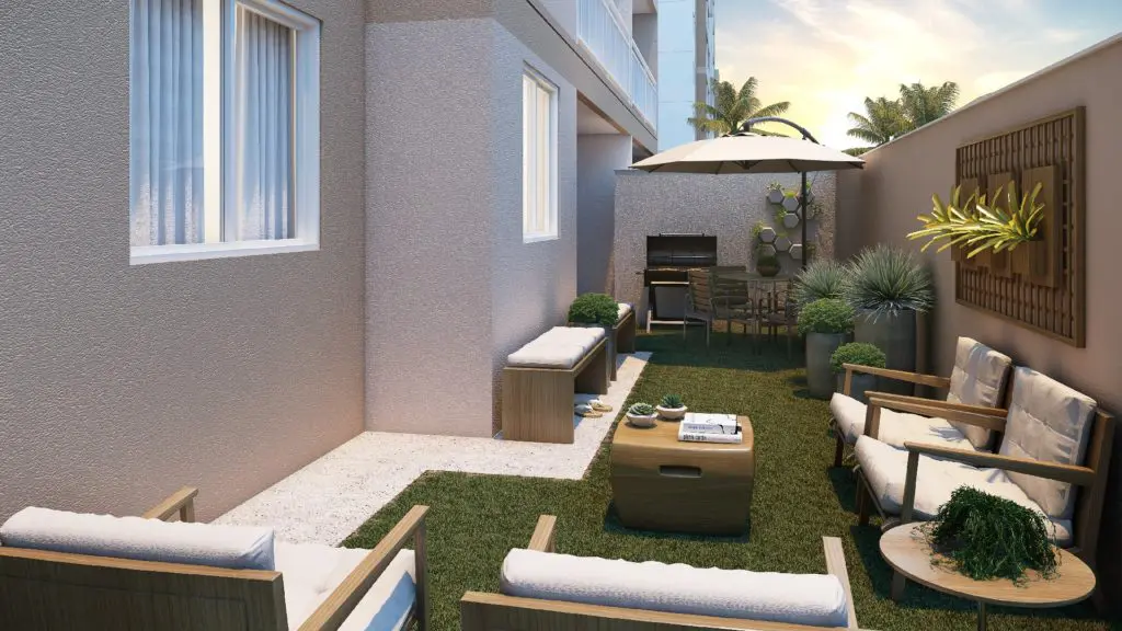Decoração de apartamento Garden: