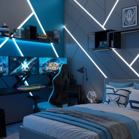 10 Inspirações para quarto de solteiro – Gamer