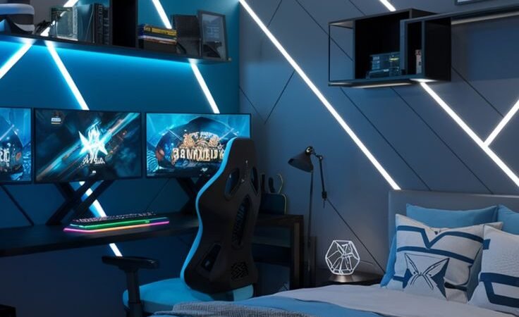 10 Inspirações para quarto de solteiro – Gamer